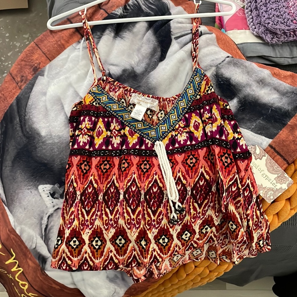 Spaghetti Strap Flowy Top